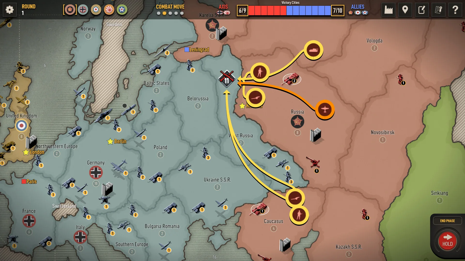 Axis & Allies 1942 Online screenshot 3