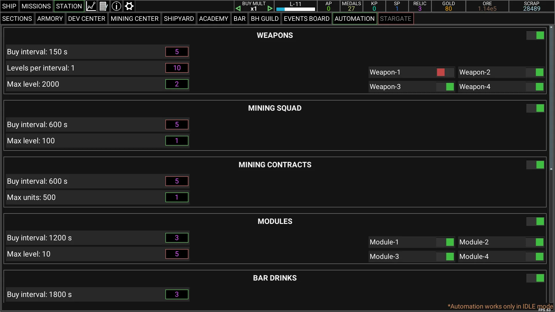Idle Space Raider screenshot 1