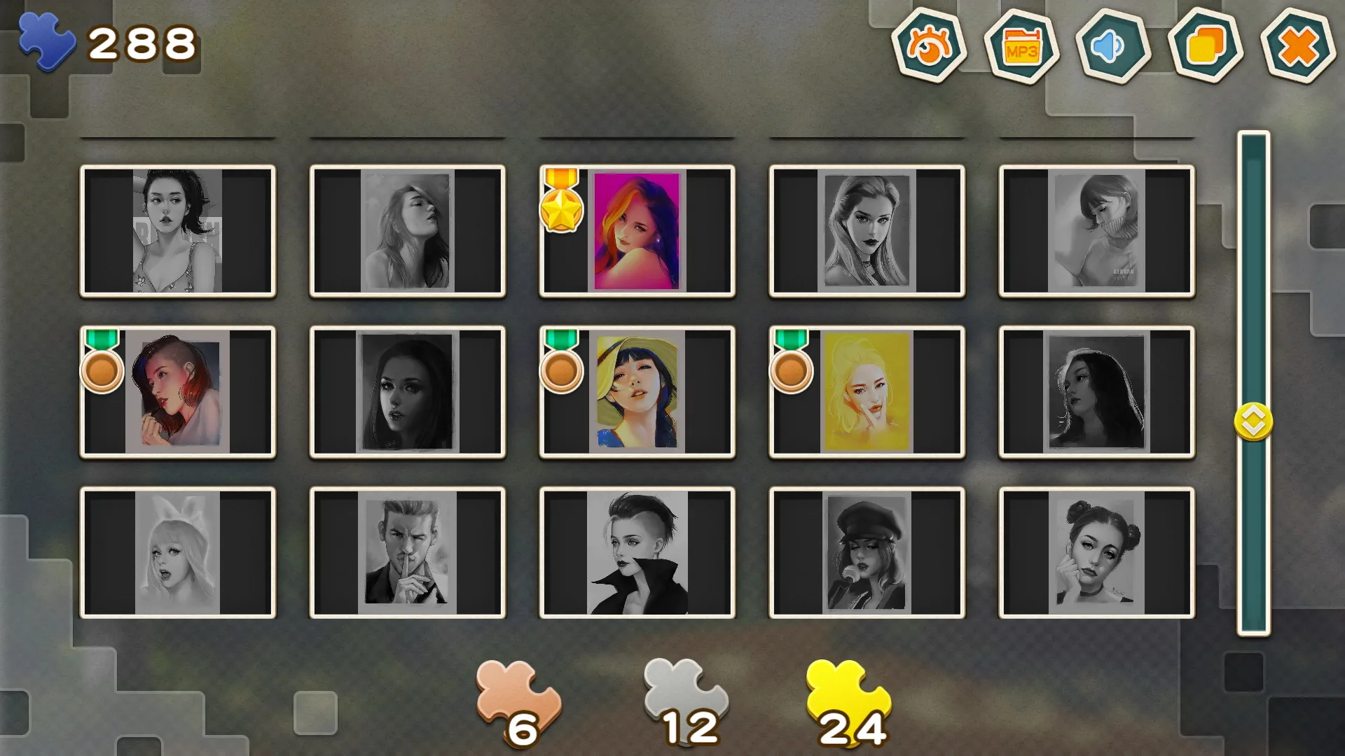 Pleasure Puzzle:Portrait 趣拼拼：肖像画 screenshot 4