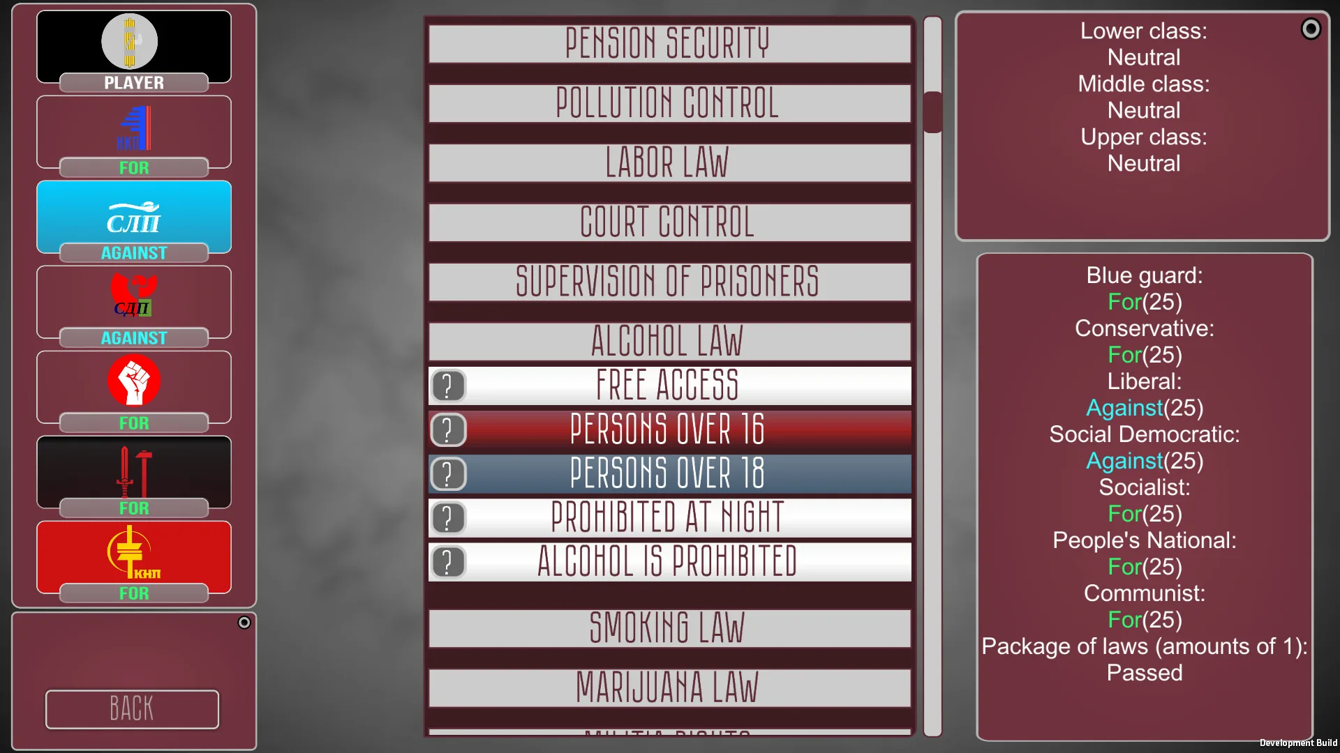 Collapse: A Political Simulator screenshot 1