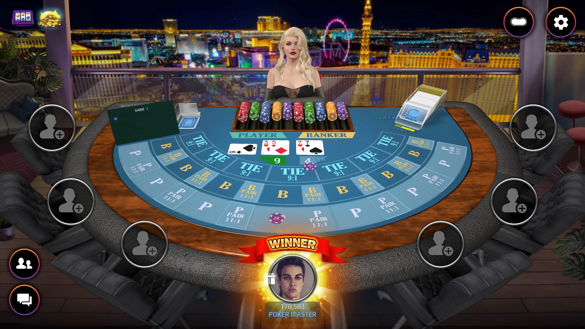 Poker Master - Texas Hold'em, Roulette, Blackjack, Baccarat, Omaha, Slots, Teen Patti screenshot 2