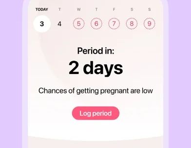 Мій календар місячних Flo screenshot 1
