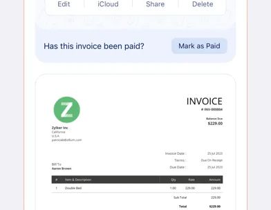 Invoice Generator - Zoho screenshot 2