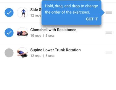 Medbridge GO for Patients screenshot 2