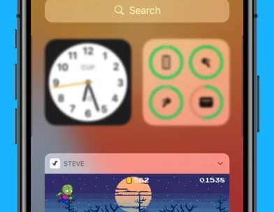 Steve Стів - Гра з віджетами screenshot 3
