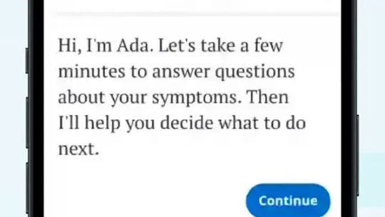 Ada - your health portal screenshot 2