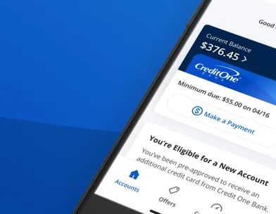 Credit One Bank Mobile screenshot 1