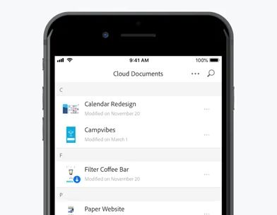 Adobe XD screenshot 1