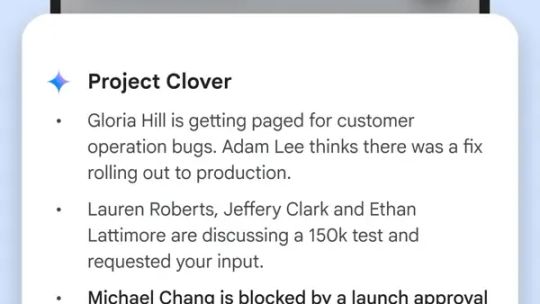 Google Chat screenshot 2