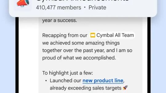 Google Chat screenshot 3