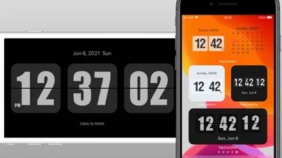 Flip Clock+ цифровий годинник screenshot 1