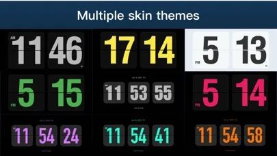Flip Clock+ цифровий годинник screenshot 4