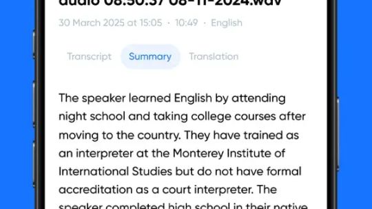 Transcribe - Speech to Text screenshot 4