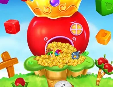Fruit Cube Blast: Match 3 Game screenshot 4