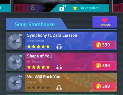 Tap Tap Music-Pop Songs screenshot 1