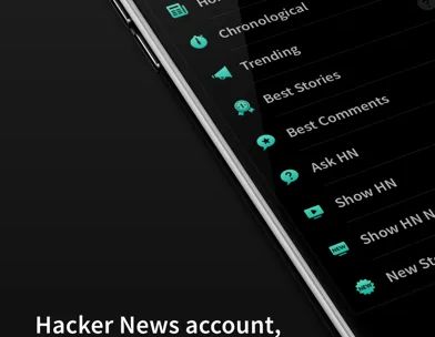 HACK for Hacker News YC Reader screenshot 1