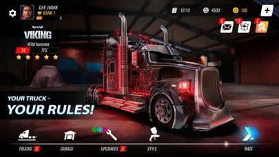 Big Rig Racing:Drag race game screenshot 1