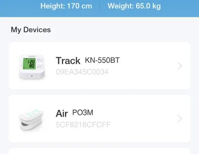 iHealth MyVitals screenshot 1