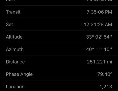 Moon Phase Calendar LunarSight screenshot 4