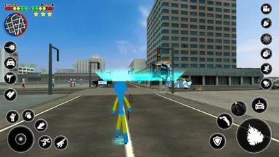 Stickman cuerda héroe juego screenshot 1