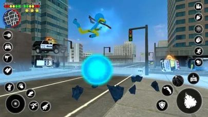 Stickman cuerda héroe juego screenshot 3