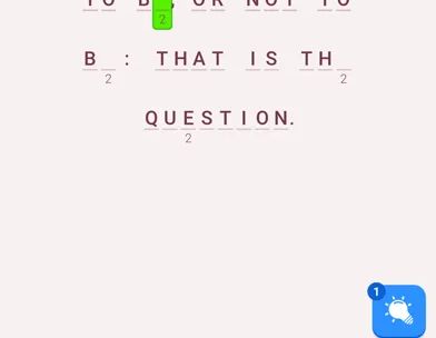 Cryptogram: Word Brain Puzzle screenshot 1