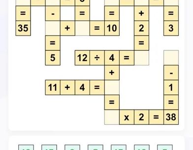 Математична гра - Cross Math screenshot 4