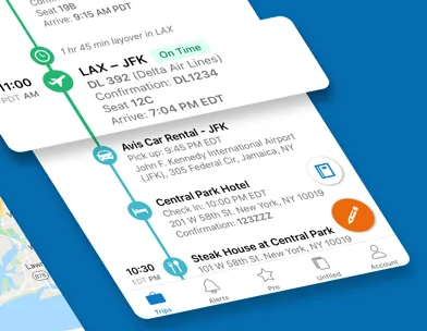 TripIt: Travel Planner screenshot 2