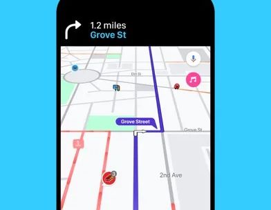 Waze Navegación y Tráfico screenshot 1