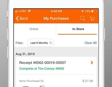 The Home Depot screenshot 4