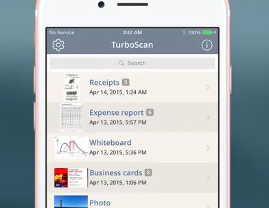 Турбоскан: PDF сканер screenshot 1