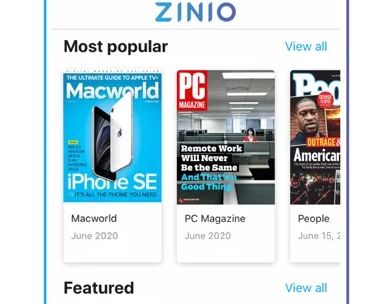 ZINIO - Quiosco Revistas screenshot 1