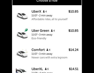 Uber - Замовити водія screenshot 4