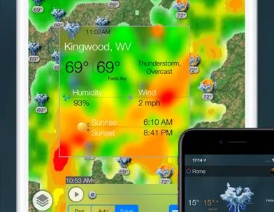 eWeather HD - Weather & Alerts screenshot 2