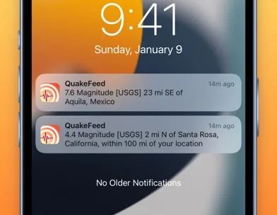 QuakeFeed Earthquake Alerts screenshot 3