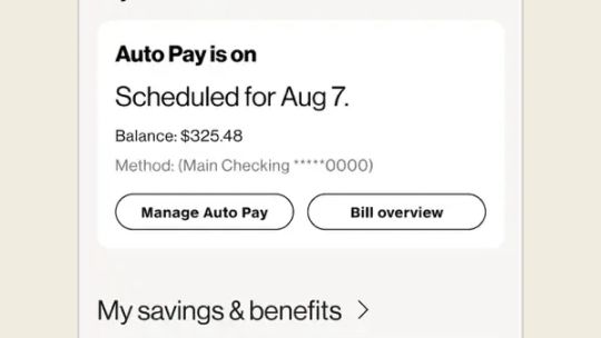 My Verizon screenshot 1