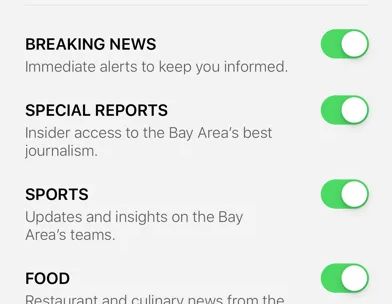 The San Francisco Chronicle screenshot 5