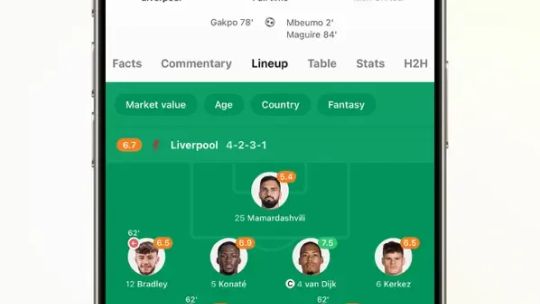 FotMob - Футбольные результаты screenshot 2