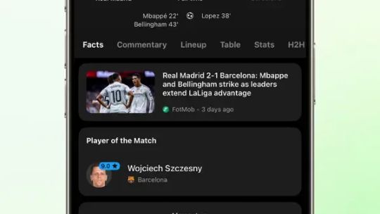 FotMob - Футбольные результаты screenshot 3