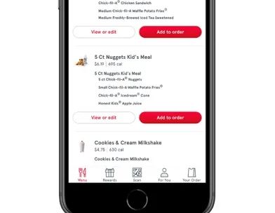 Chick-fil-A screenshot 4