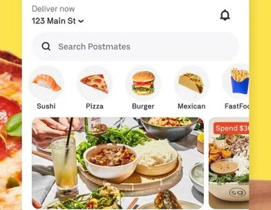 Postmates: Comida a Domicilio screenshot 2