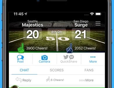 ScoreStream спорт результатів screenshot 3