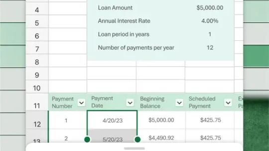 Microsoft Excel screenshot 3