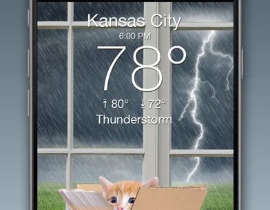 Weather Kitty: Weather + Radar screenshot 2