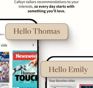 Cafeyn - Journaux & magazines screenshot 2