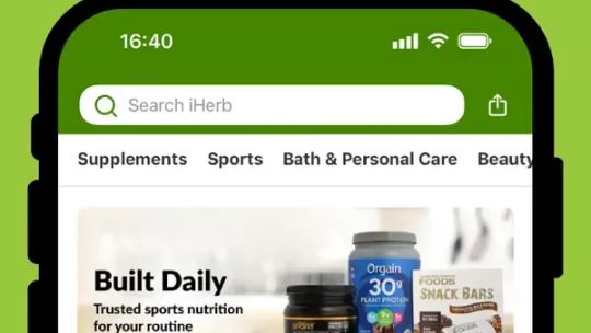 iHerb: вітаміни та добавки screenshot 1