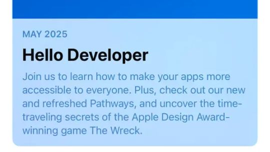 Apple Developer screenshot 1
