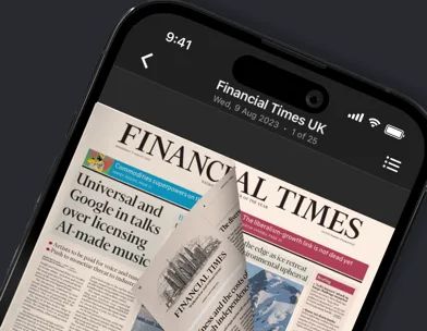 FT Digital Edition screenshot 1