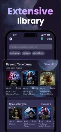 Moonlit - Аудіокниги та романи screenshot 4