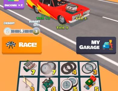 Idle Racer: машини та перегони screenshot 2